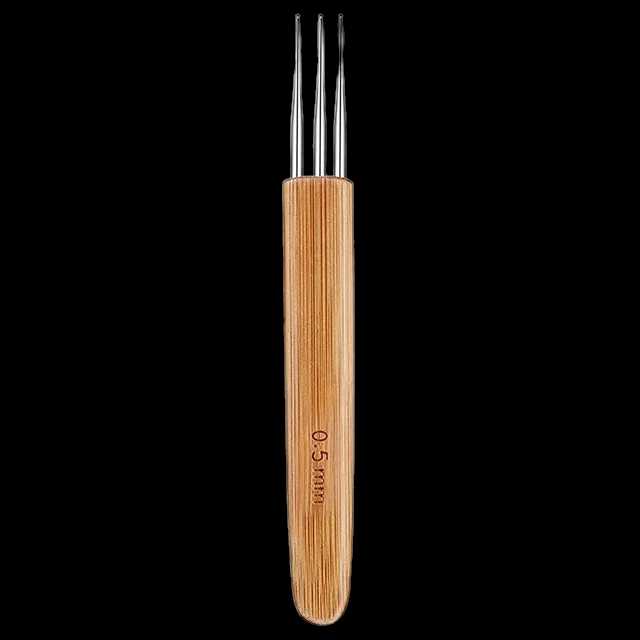 Bamboo handle, triple head 