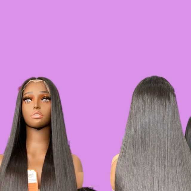 Yaki Straight Human Hair Wig