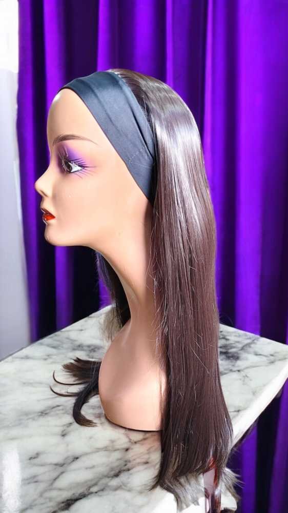 Silky Long Headband Wig