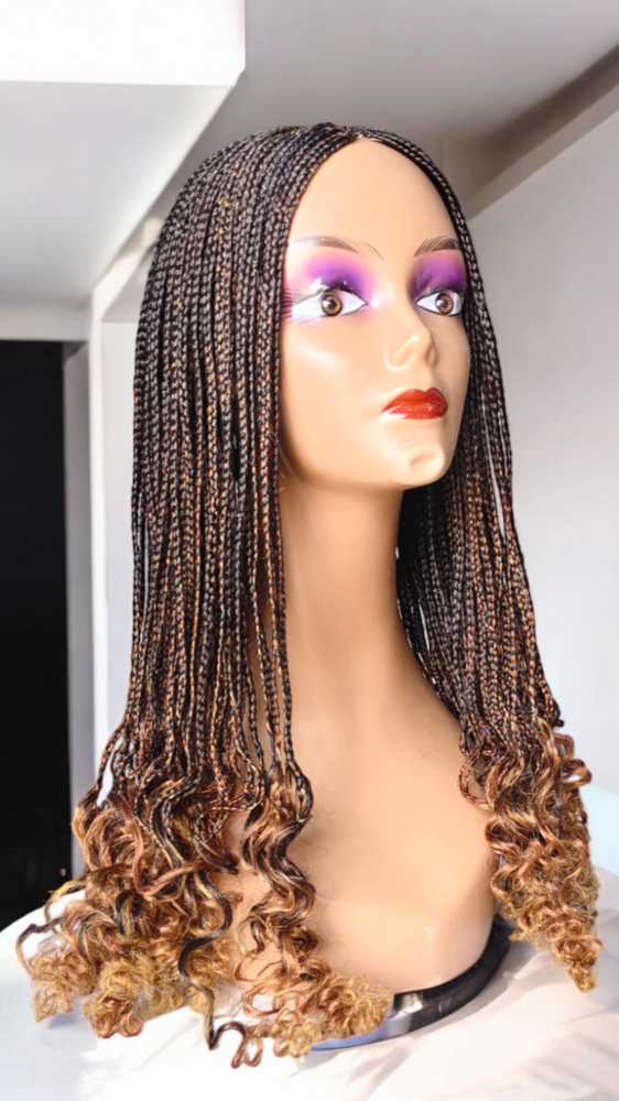 Luxury curl Braided Wig –