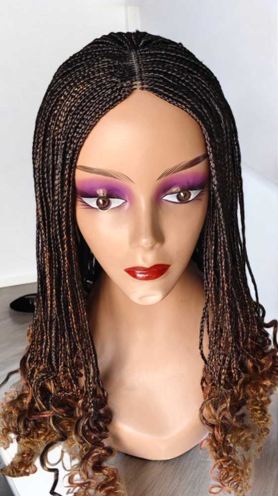 Luxury curl Braided Wig –