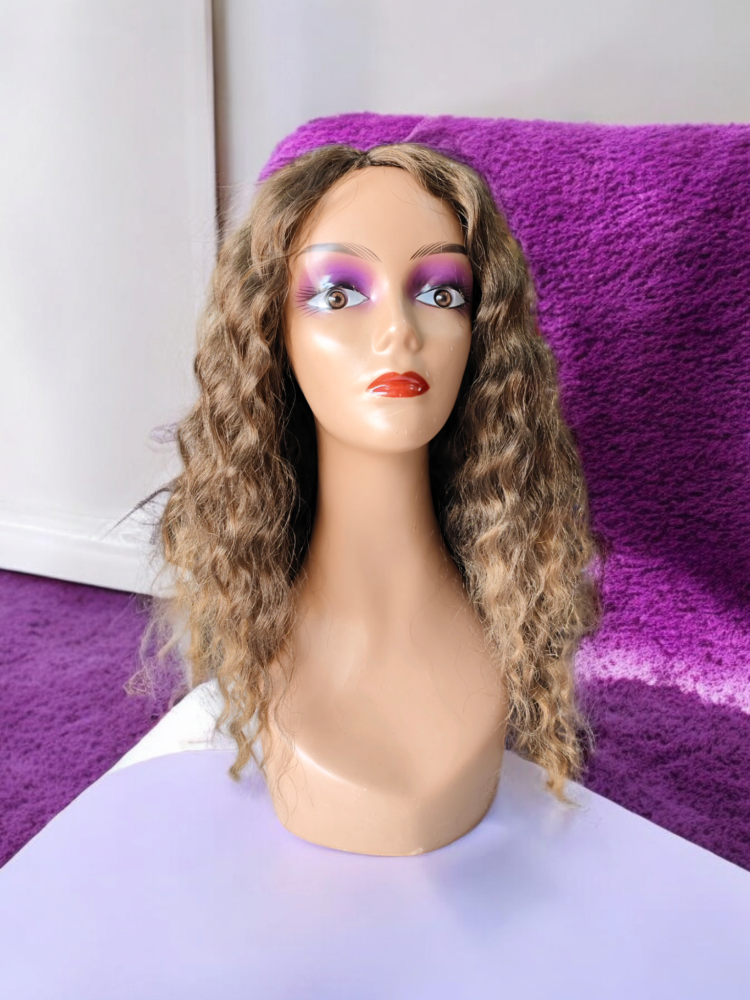 Synthetic Lace Deep Wave Wig