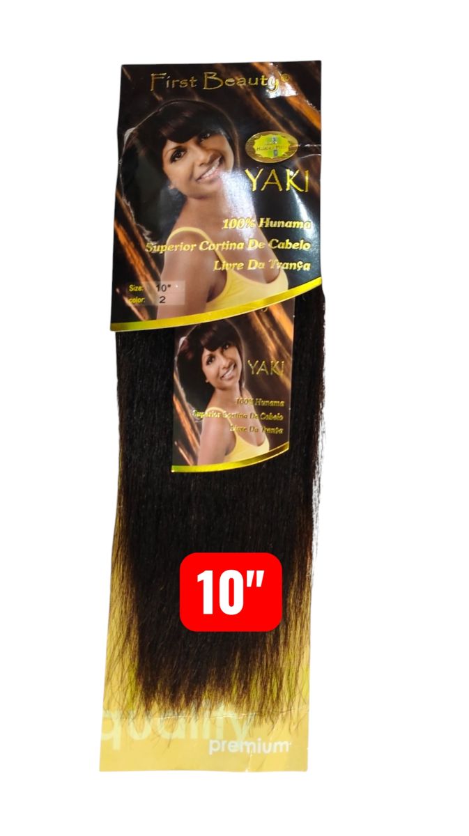 FIRST BEAUTY HUMAN HAIR YAKI 10"