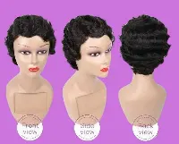 Short Human Hair Wig