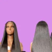 Long Human Hair Wig