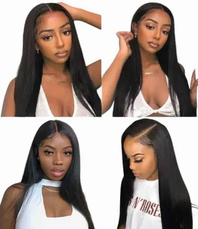 The long human hair weave