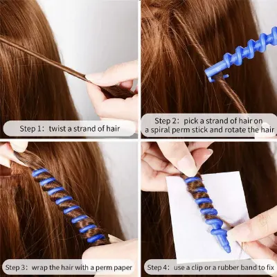 spiral perm rods