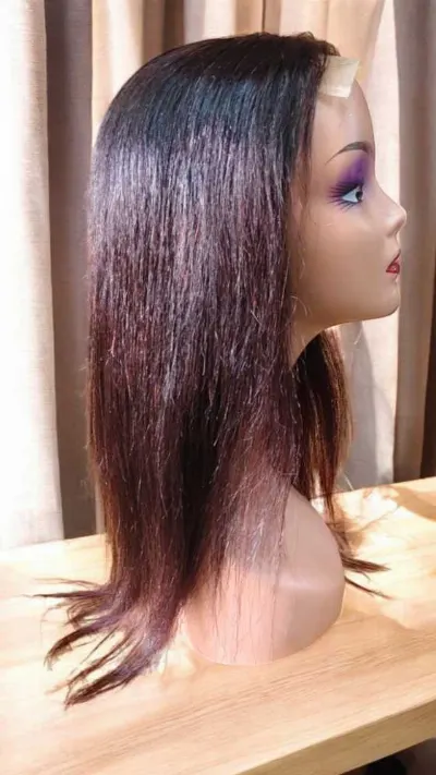 Yaki Straight Human Hair Wig