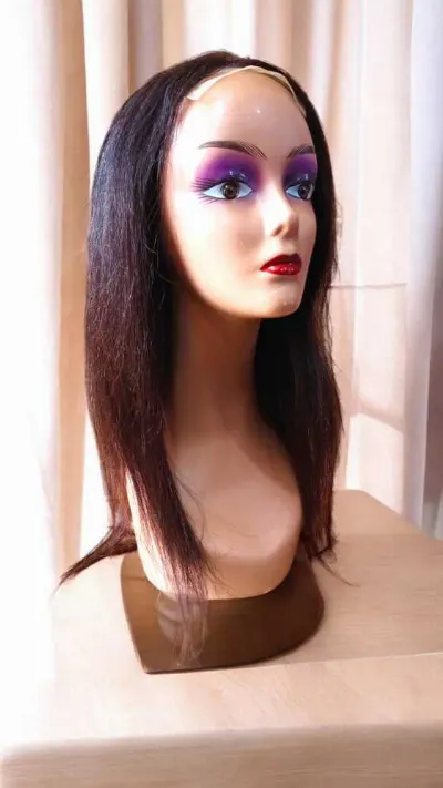 Yaki Straight Human Hair Wig