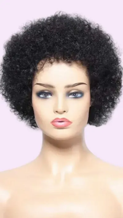 Afro Human Hair Wig
