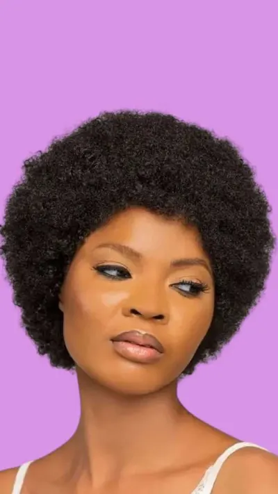 Afro Human Hair Wig