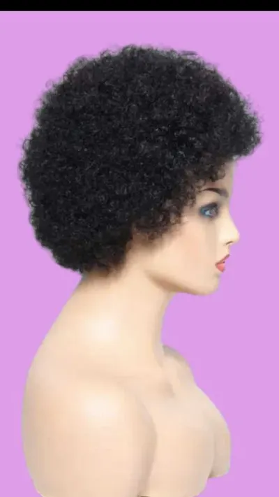 Afro Human Hair Wig