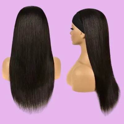 Natural headband wigs