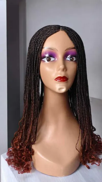 Luxury curl Braided Wig –