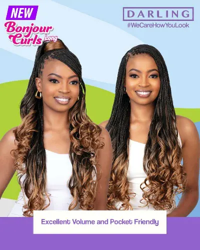 Bonjour curls braid 
