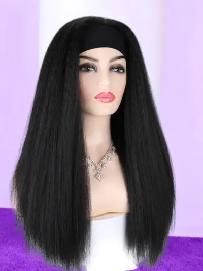 Natural headband wigs