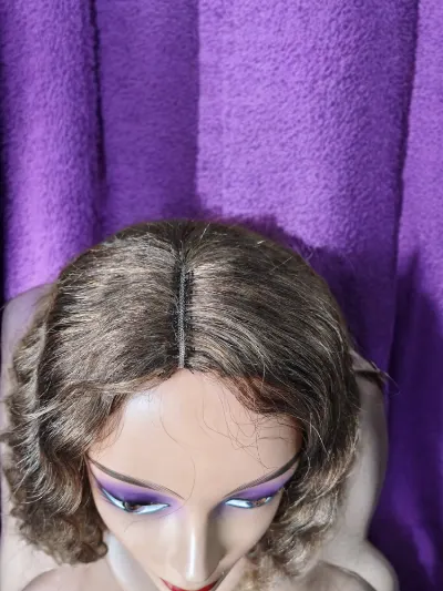 Synthetic Lace Deep Wave Wig