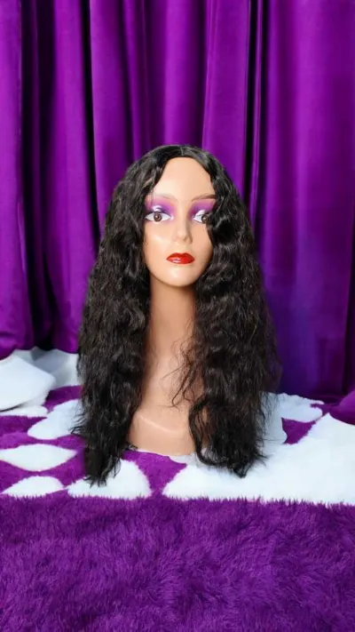 Long Synthetic Lace Deep Curly