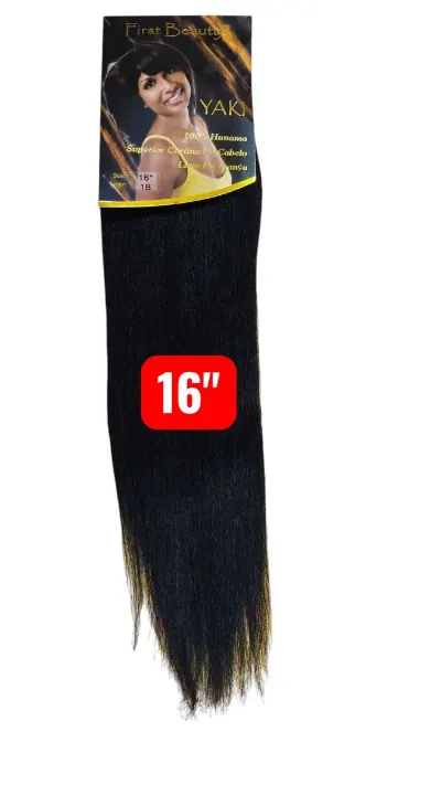 HUMAN HAIR YAKI  16"